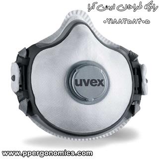 ماسک کاسه ای سوپاپدار FFP3 برند Uvex silv-air eco